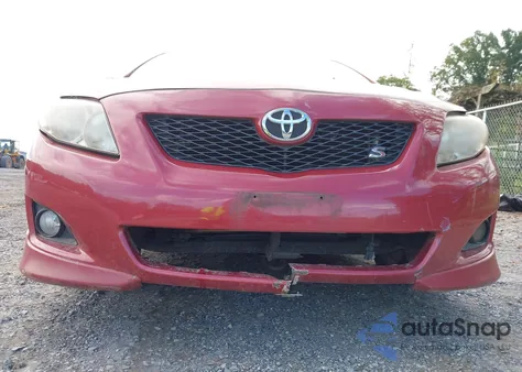 2009 Toyota Corolla S z USA, uszkodzony, nr VIN 2T1BU40E49C031366